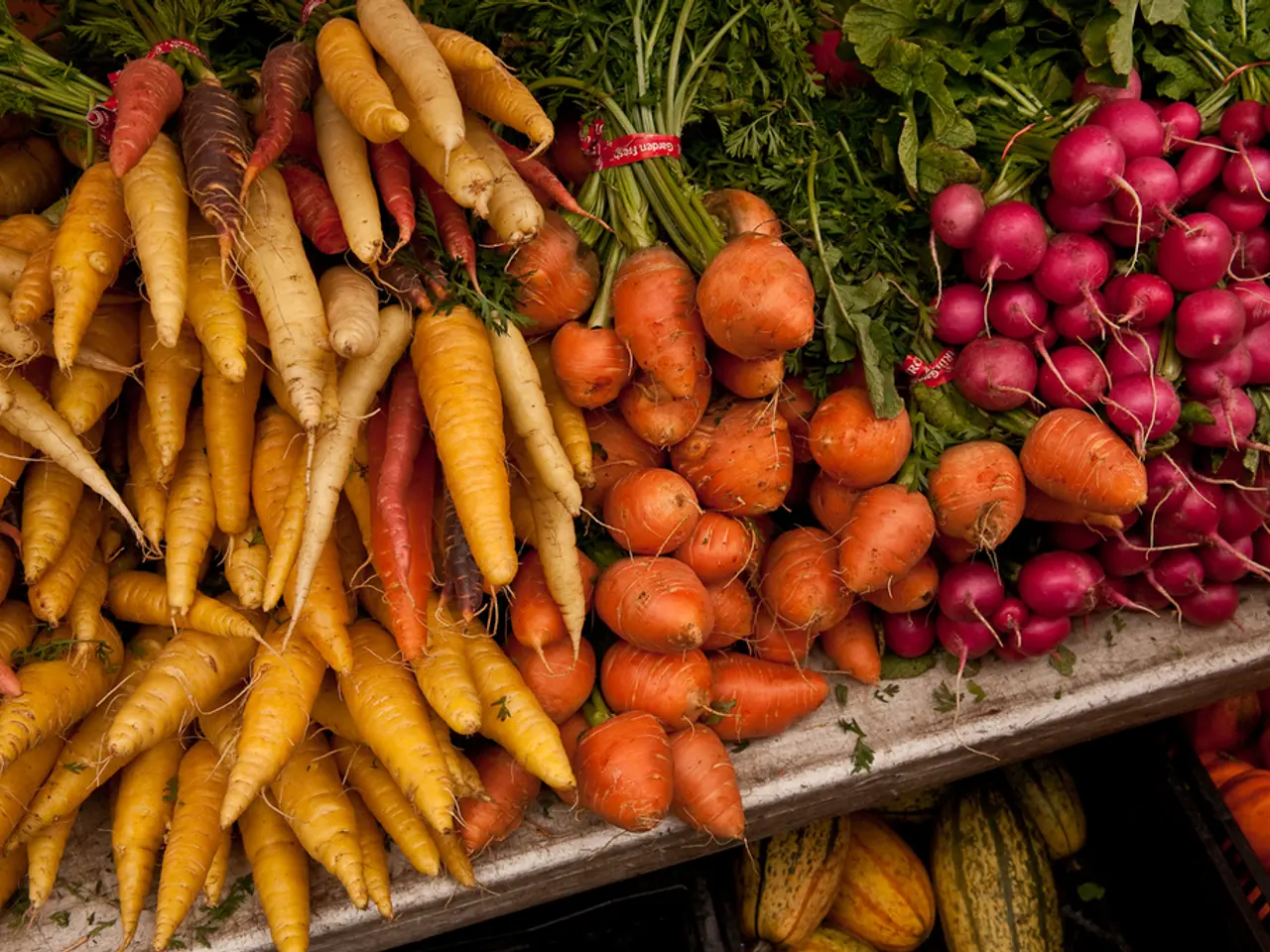 Enhancing vegetable crop lightness directly in the farm fields.