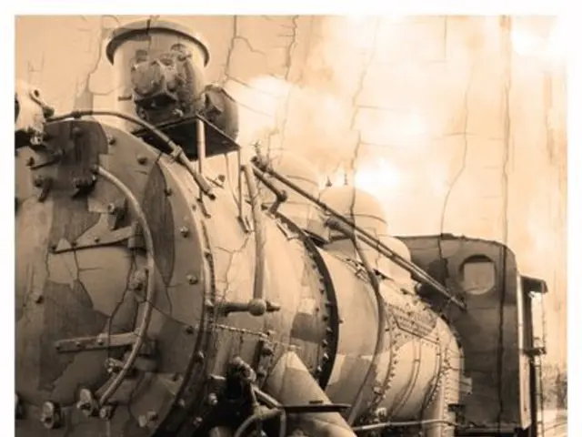 Individual observed strolling a sheep on a leash within train station premises