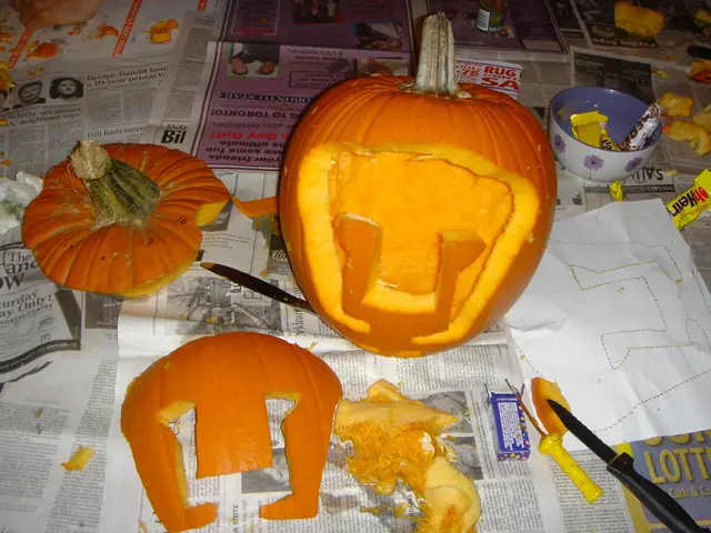 Fun and Safe Pumpkin Artwork for Children