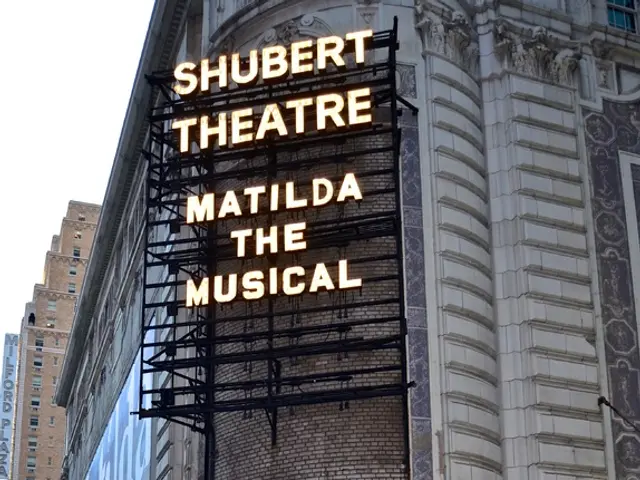 Child swiftly outpacing senior family members, dressed in infant garments.