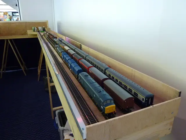 Home Crafted Railroad Set for Bathtub Playtime