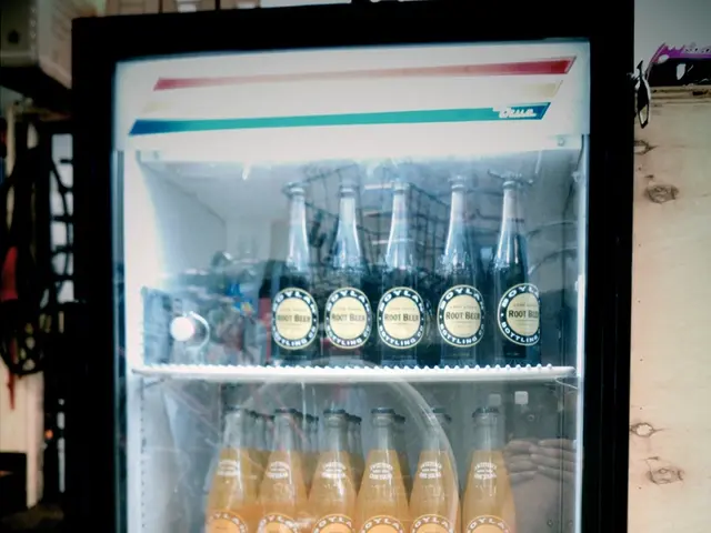 Grocery chain, Edeka, posts signs for customers: "That's far enough"