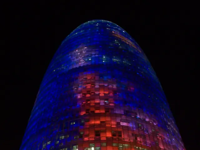 Cultural centre's primary structure is the central edifice.